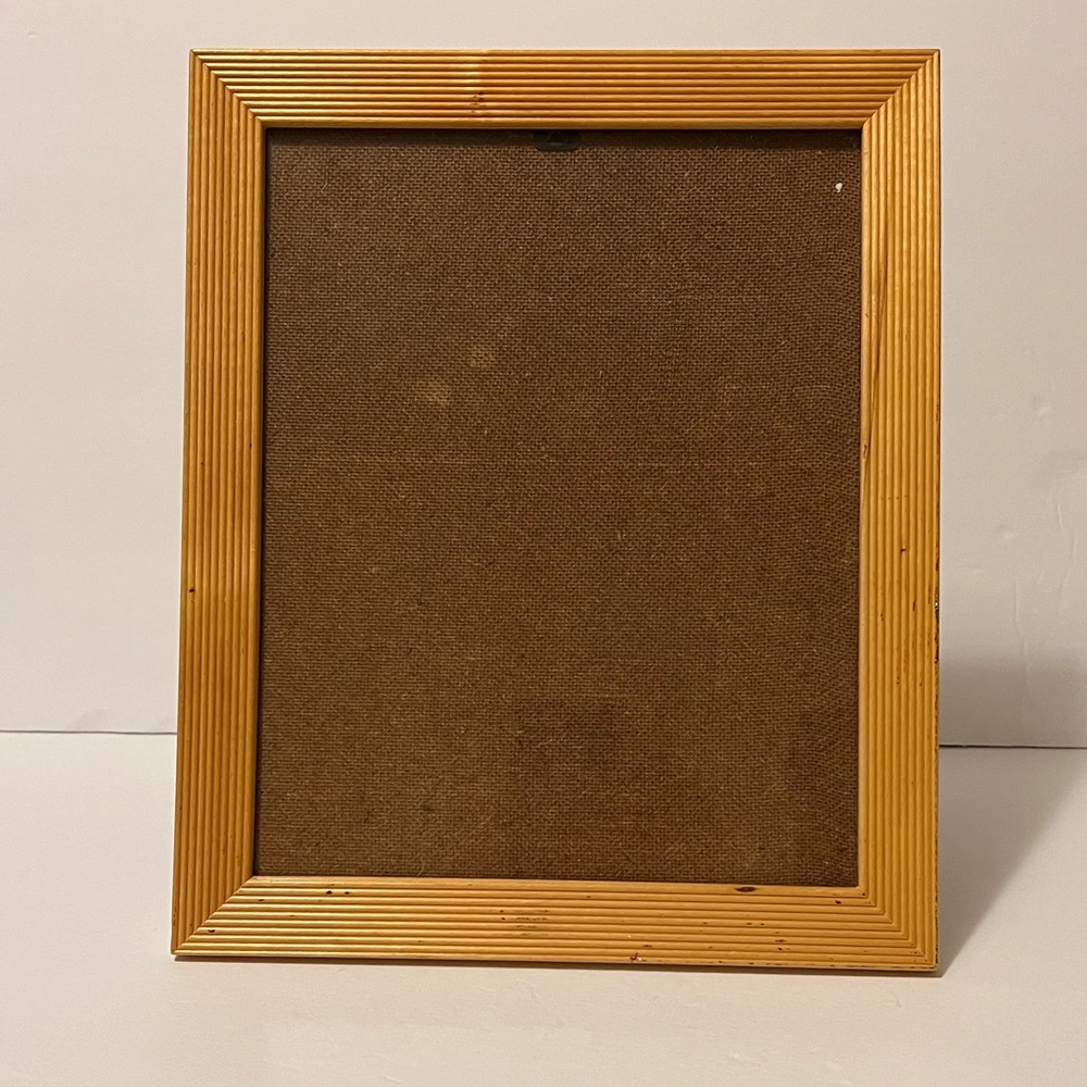 Wood and Glass Picture Frame